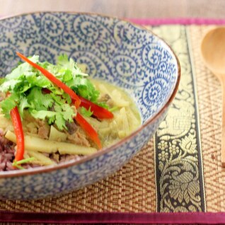 秋なすがとろ〜り　水を入れないグリーンカレー